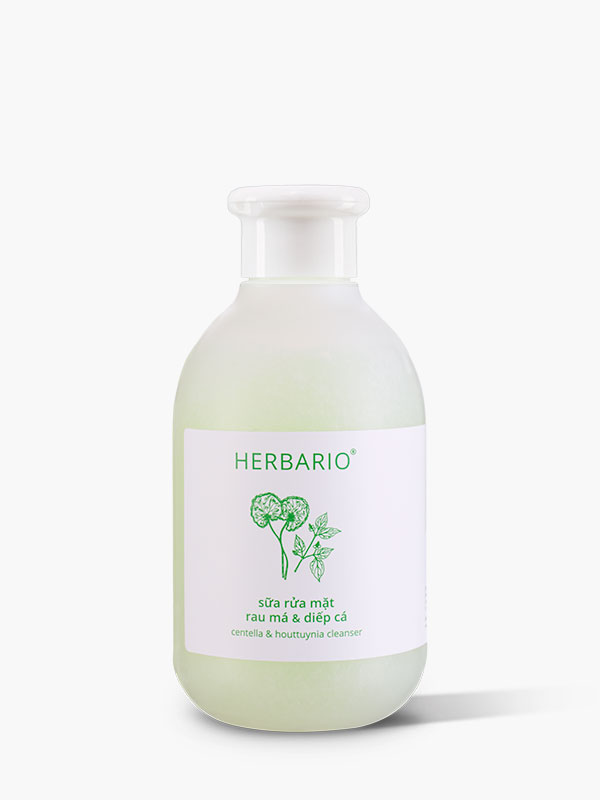Sữa rửa mặt Rau má & Diếp cá Herbario 200ml