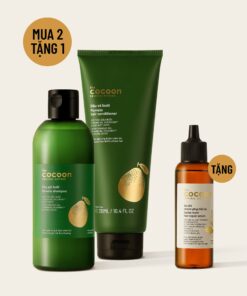Combo gội xả bưởi không sulfate giảm gãy rụng tóc Cocoon - tặng 1 kem ủ tóc bưởi 200ml